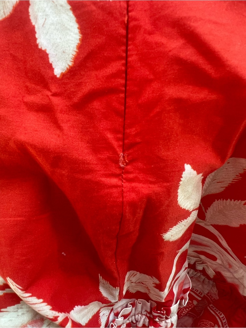 Farm Rio Red Lace Monsteras Midi Dress - Picture 12 of 13